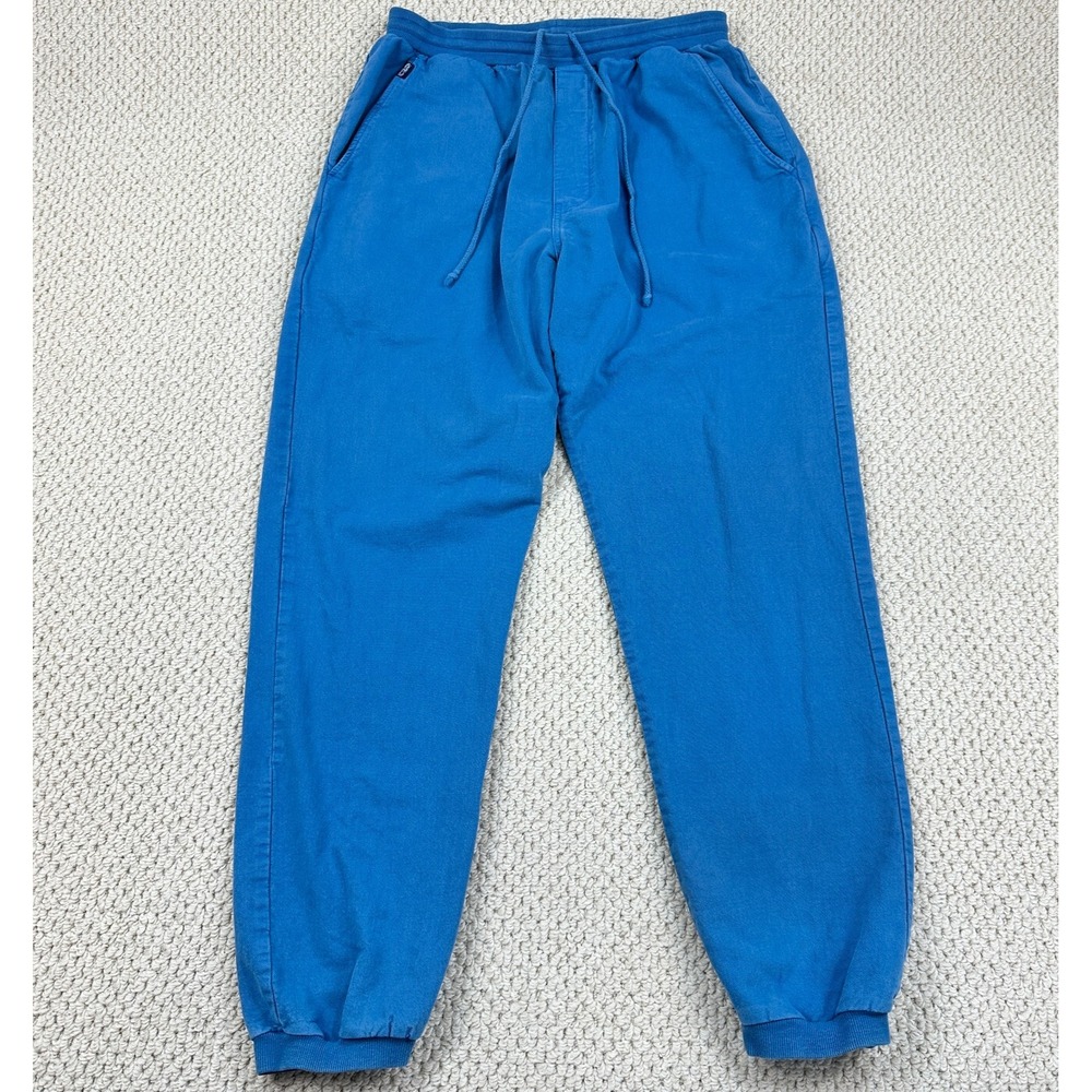 Crazy Shirts Hawaii Original Pants Mens XL Teal Blue Cotton Relaxed Fit Joggers